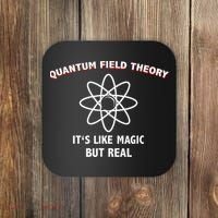 Quantum Field Theory ItS Like Magic Scientist Teacher Coaster thumb 0