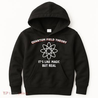 Quantum Field Theory ItS Like Magic Scientist Teacher Kids Hoodie