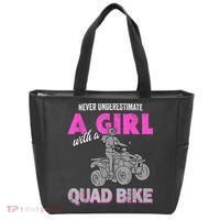 Quad Four Wheeler Never Underestimate A Girl 4 Wheeler Tote Bag thumb 0