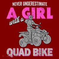 Quad Four Wheeler Never Underestimate A Girl 4 Wheeler Mousepad thumb 1