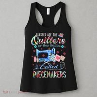 Quilting Gift Blessed Are The Quilters For They Shall Be Women's Tank Top thumb 3