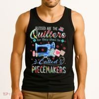 Quilting Gift Blessed Are The Quilters For They Shall Be Tank Top thumb 3