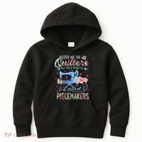 Quilting Gift Blessed Are The Quilters For They Shall Be Kids Hoodie thumb 0