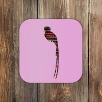 Quetzal Guatemala Chapin Antigua Tikal Tradicional Maya Coaster thumb 0