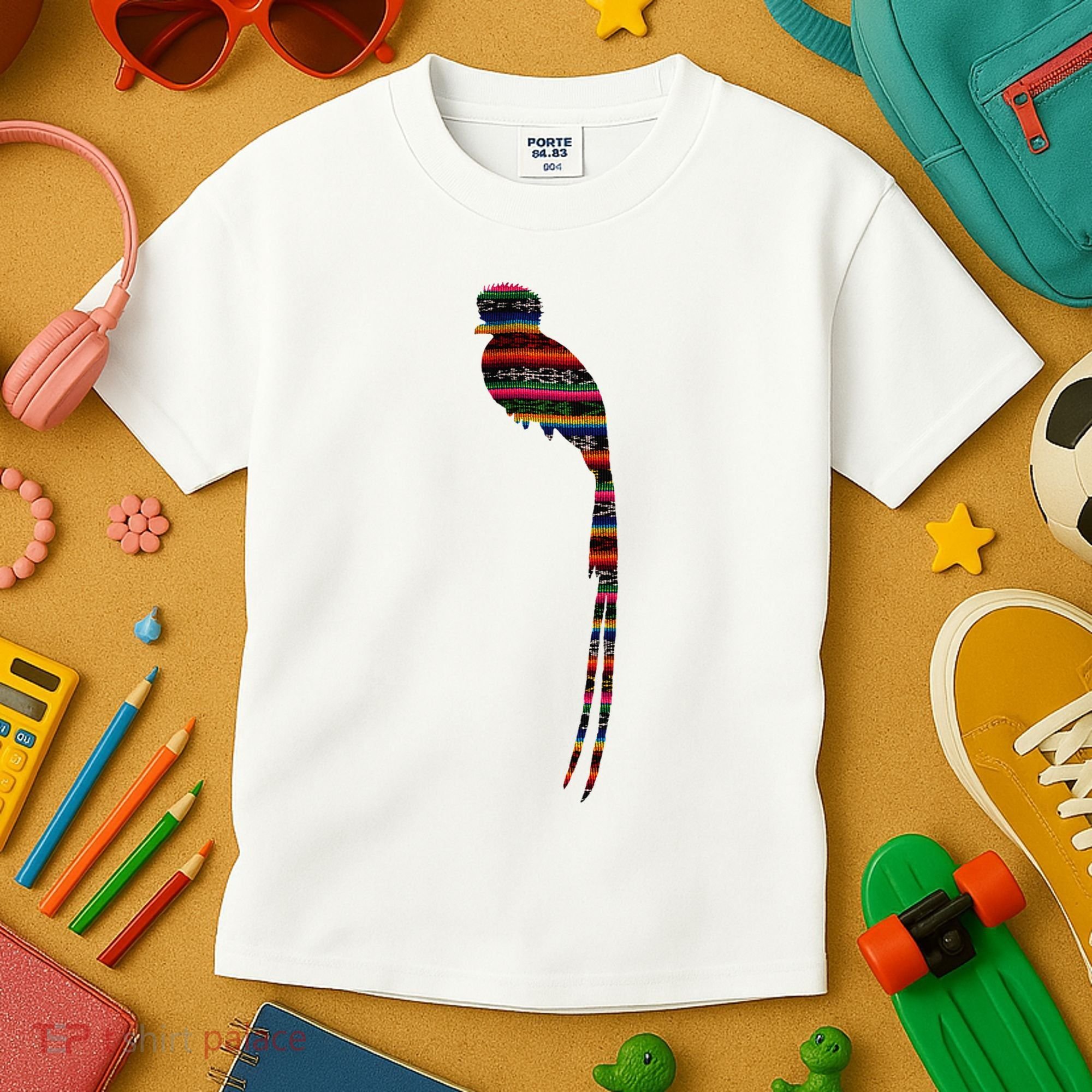 Quetzal Guatemala Chapin Antigua Tikal Tradicional Maya Kids T-Shirt
