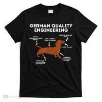 Quality German Engineering Dachshund Lover Wiener Dog T-Shirt thumb 0