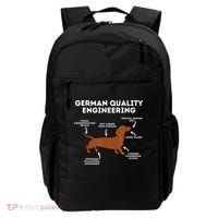 Quality German Engineering Dachshund Lover Wiener Dog Backpack thumb 0