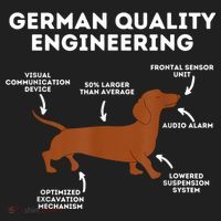 Quality German Engineering Dachshund Lover Wiener Dog Beanie thumb 2