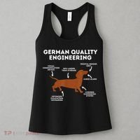 Quality German Engineering Dachshund Lover Wiener Dog Women's Tank Top thumb 3