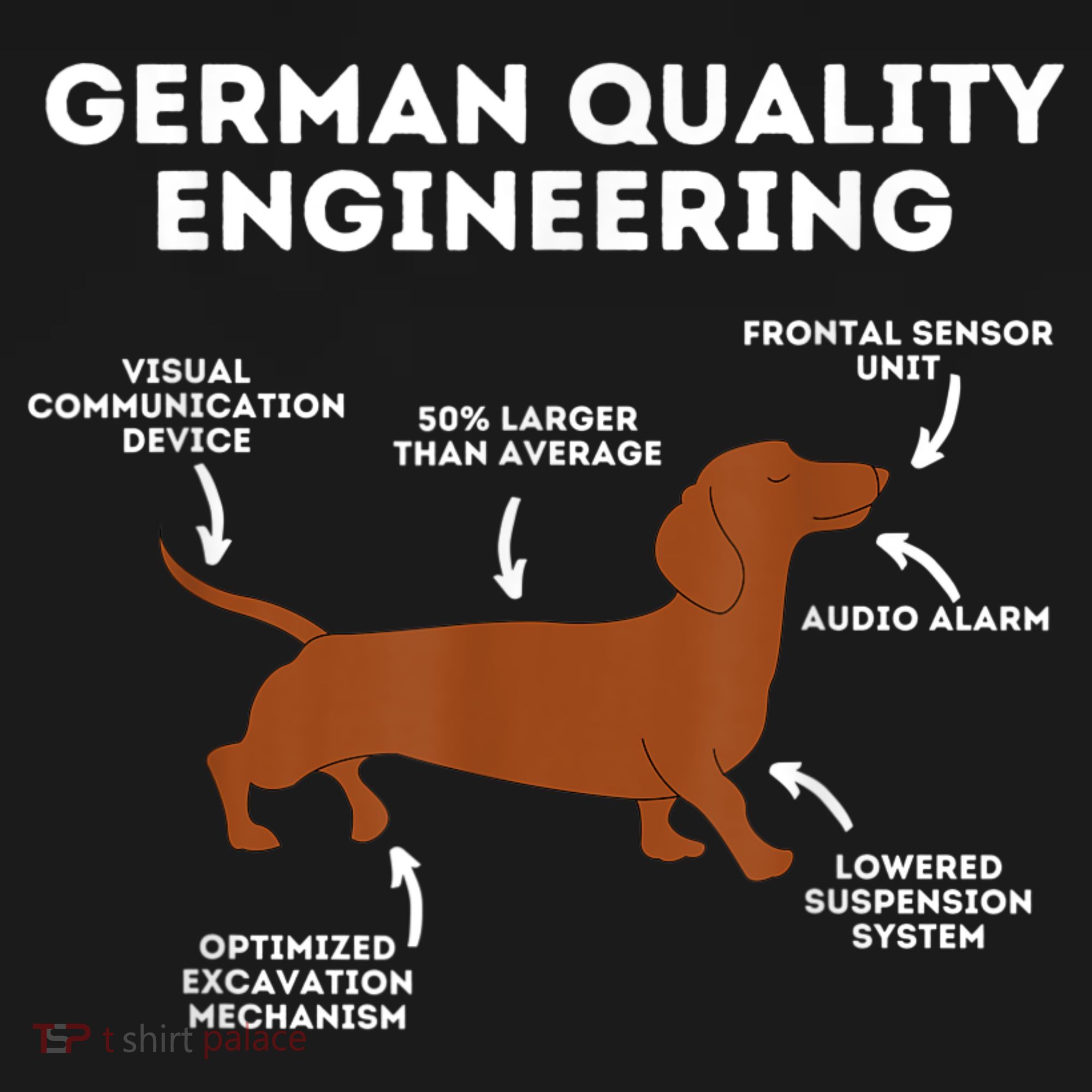 Quality German Engineering Dachshund Lover Wiener Dog Women's Tank Top