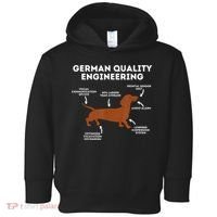 Quality German Engineering Dachshund Lover Wiener Dog Toddler Hoodie thumb 0