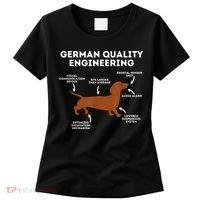 Quality German Engineering Dachshund Lover Wiener Dog Women's T-Shirt thumb 0
