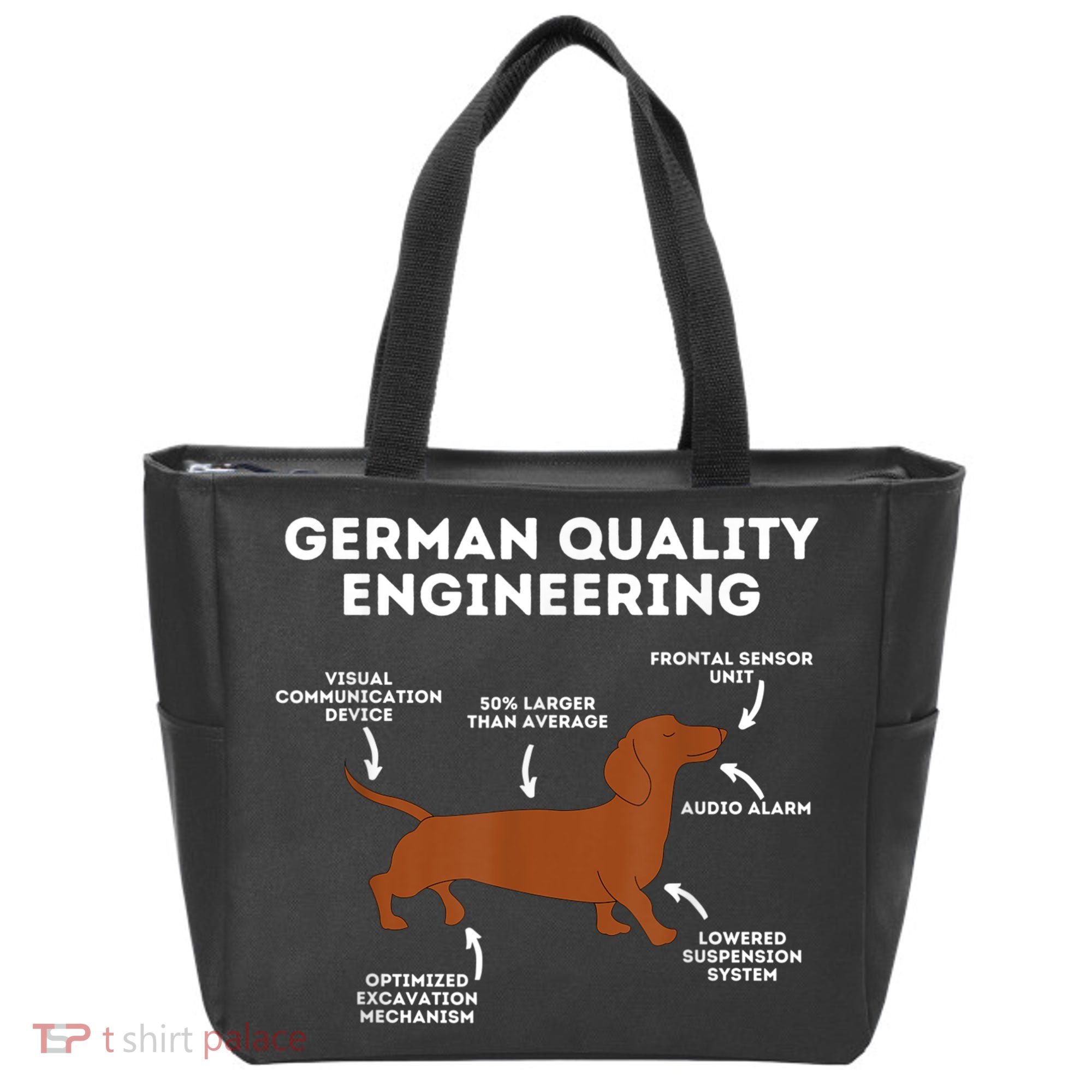 Quality German Engineering Dachshund Lover Wiener Dog Tote Bag