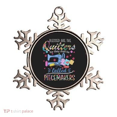 Quilting Great Gift Blessed Are Piecemakers Cool Gift For Quilters Gift Ornament