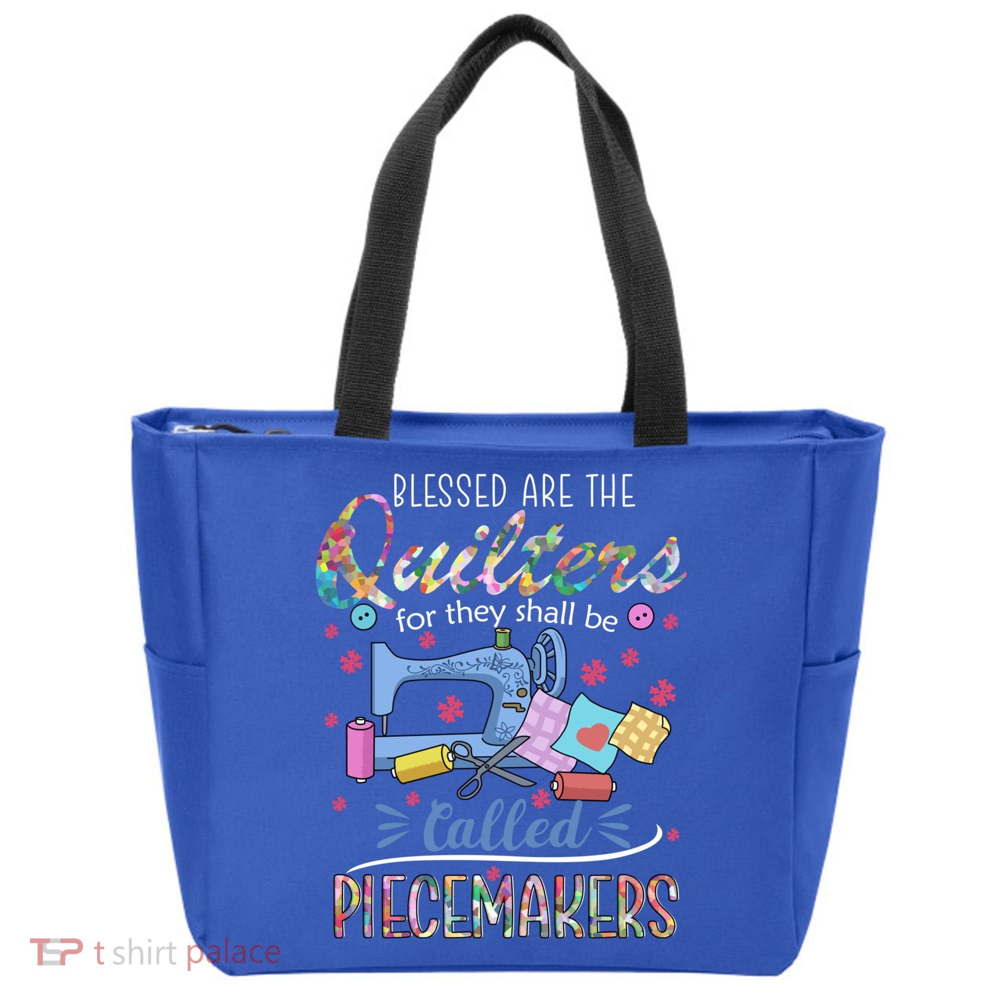 Quilting Great Gift Blessed Are Piecemakers Cool Gift For Quilters Gift Tote Bag