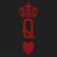 Queen Heart Cool Playing Card Women's Sweatshirt thumb 2