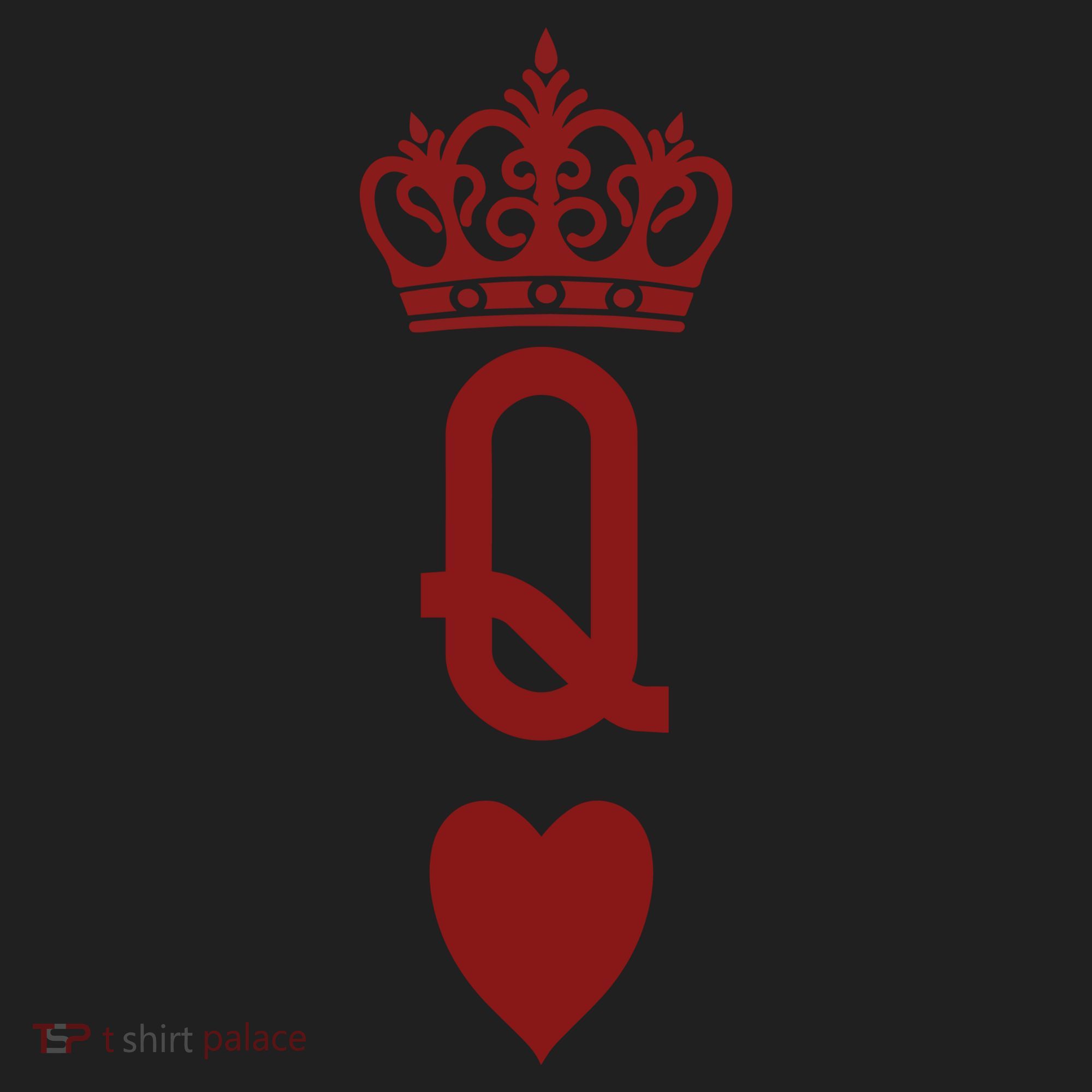 Queen Heart Cool Playing Card Women's Sweatshirt