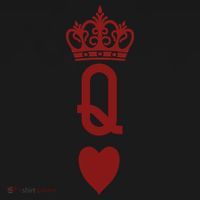 Queen Heart Cool Playing Card Coaster thumb 2