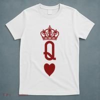 Queen Heart Cool Playing Card T-Shirt thumb 5