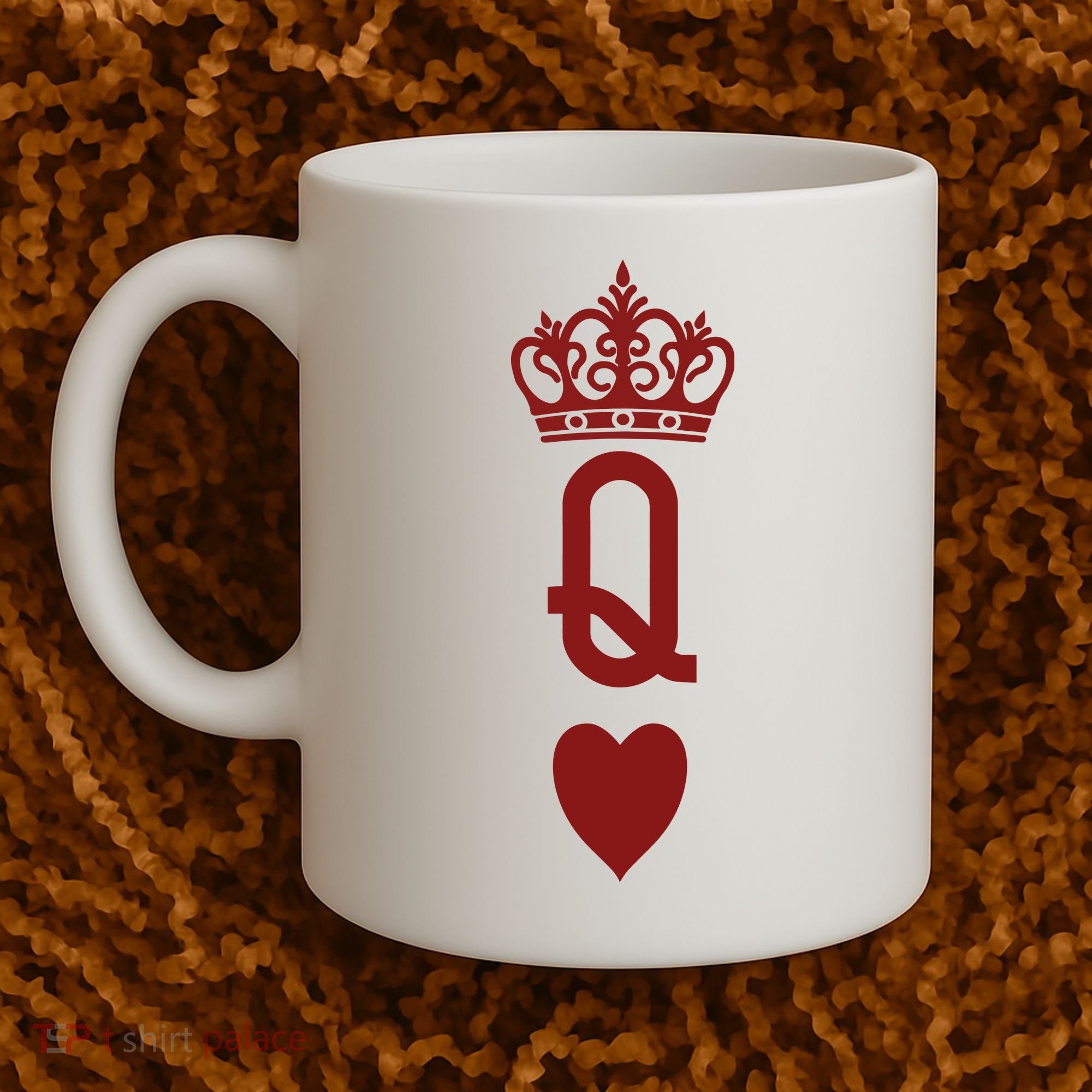 Queen Heart Cool Playing Card Coffee Mug