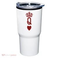 Queen Heart Cool Playing Card Tumbler thumb 0