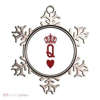 Queen Heart Cool Playing Card Ornament