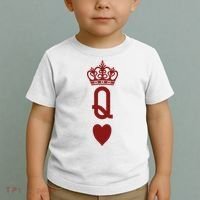 Queen Heart Cool Playing Card Toddler T-Shirt thumb 2