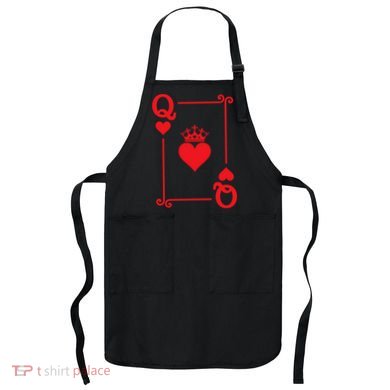 Queen Hearts Card Costume Playing Cards Queen Of Hearts Apron