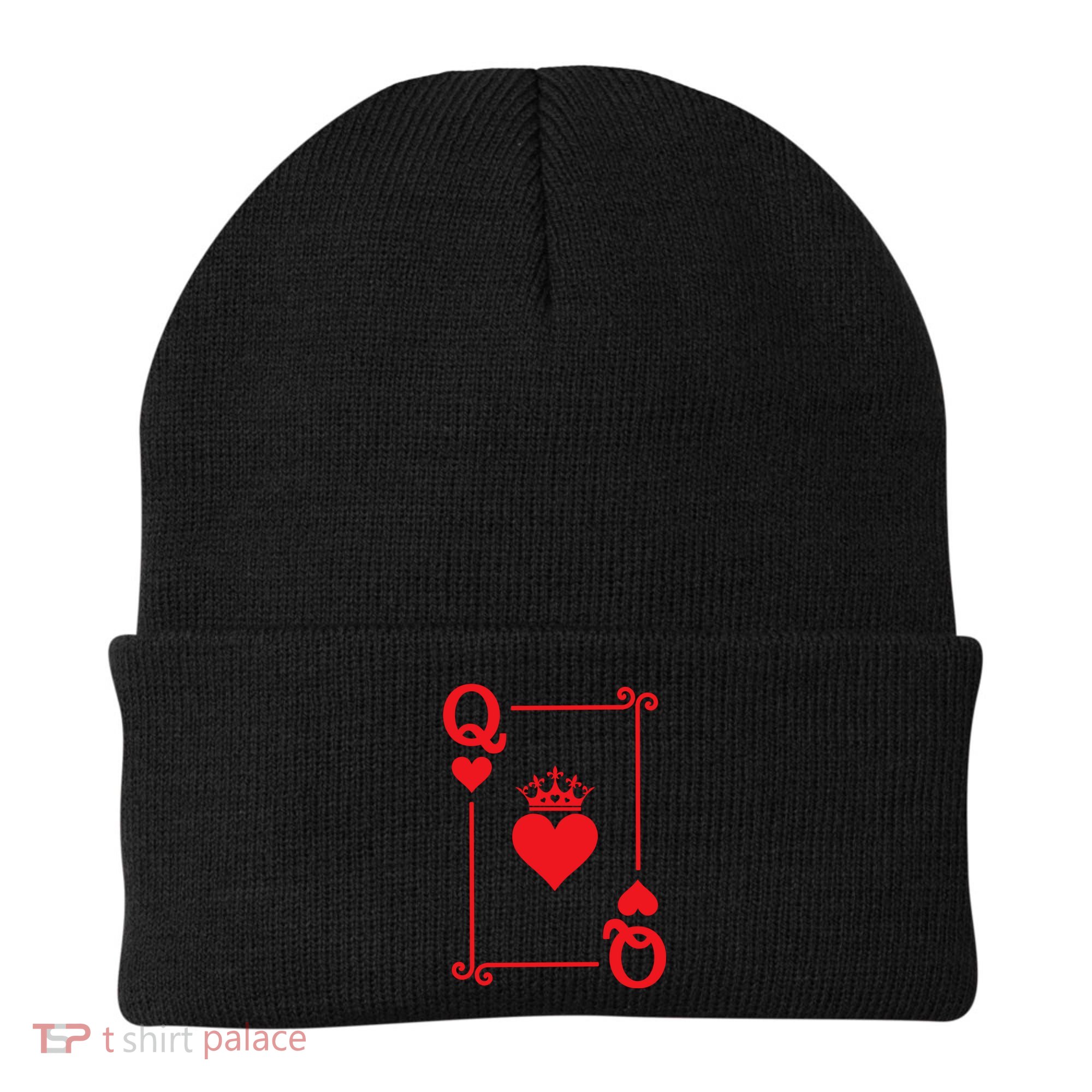 Queen Hearts Card Costume Playing Cards Queen Of Hearts Beanie