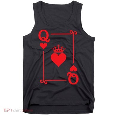 Queen Hearts Card Costume Playing Cards Queen Of Hearts Tank Top