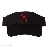 Queen Hearts Card Costume Playing Cards Queen Of Hearts Visor thumb 0