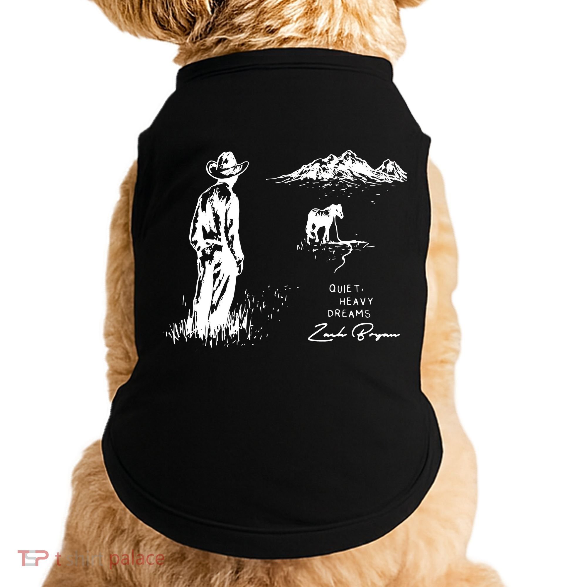 Quiet Heavy Dreams Country Music Doggie Tank