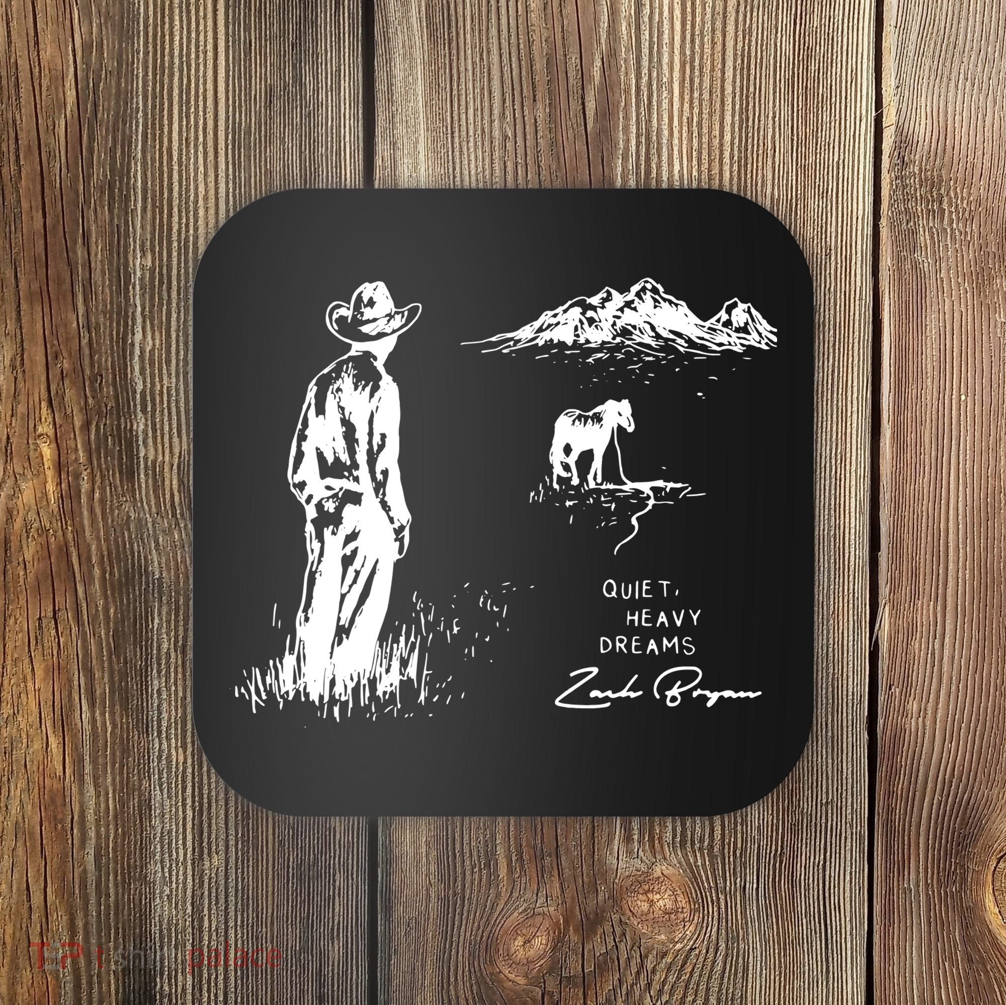 Quiet Heavy Dreams Country Music Coaster