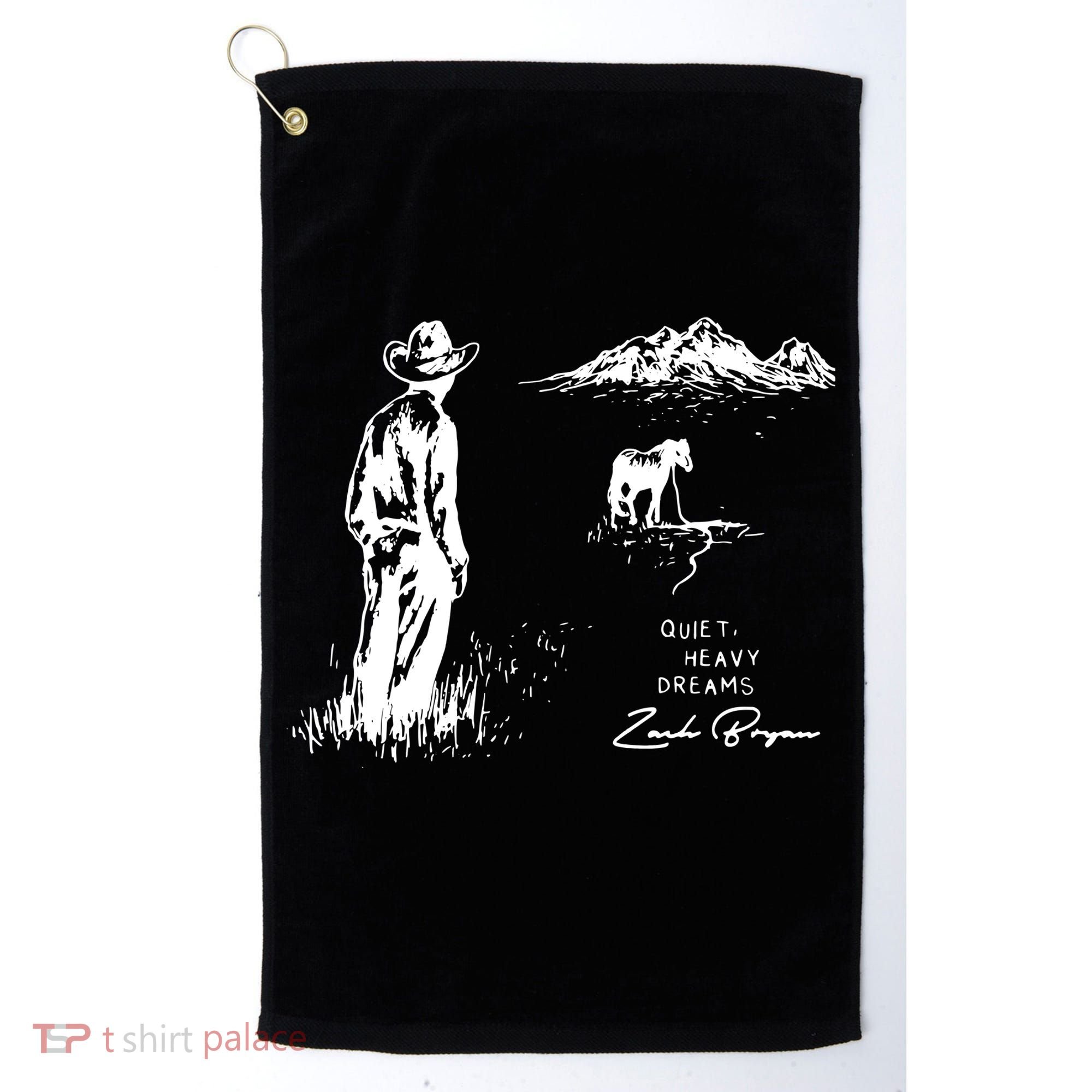 Quiet Heavy Dreams Country Music Golf Towel
