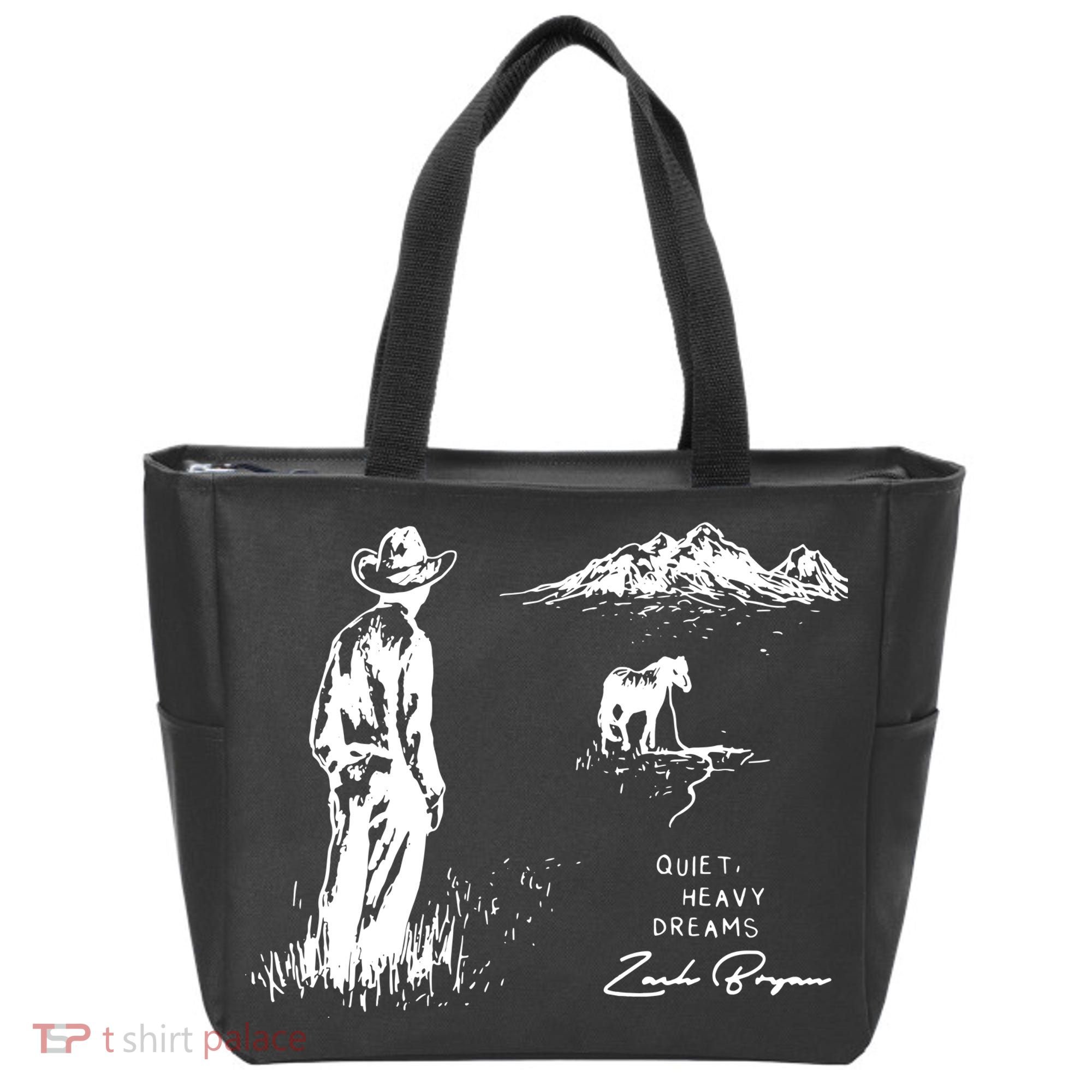 Quiet Heavy Dreams Country Music Tote Bag