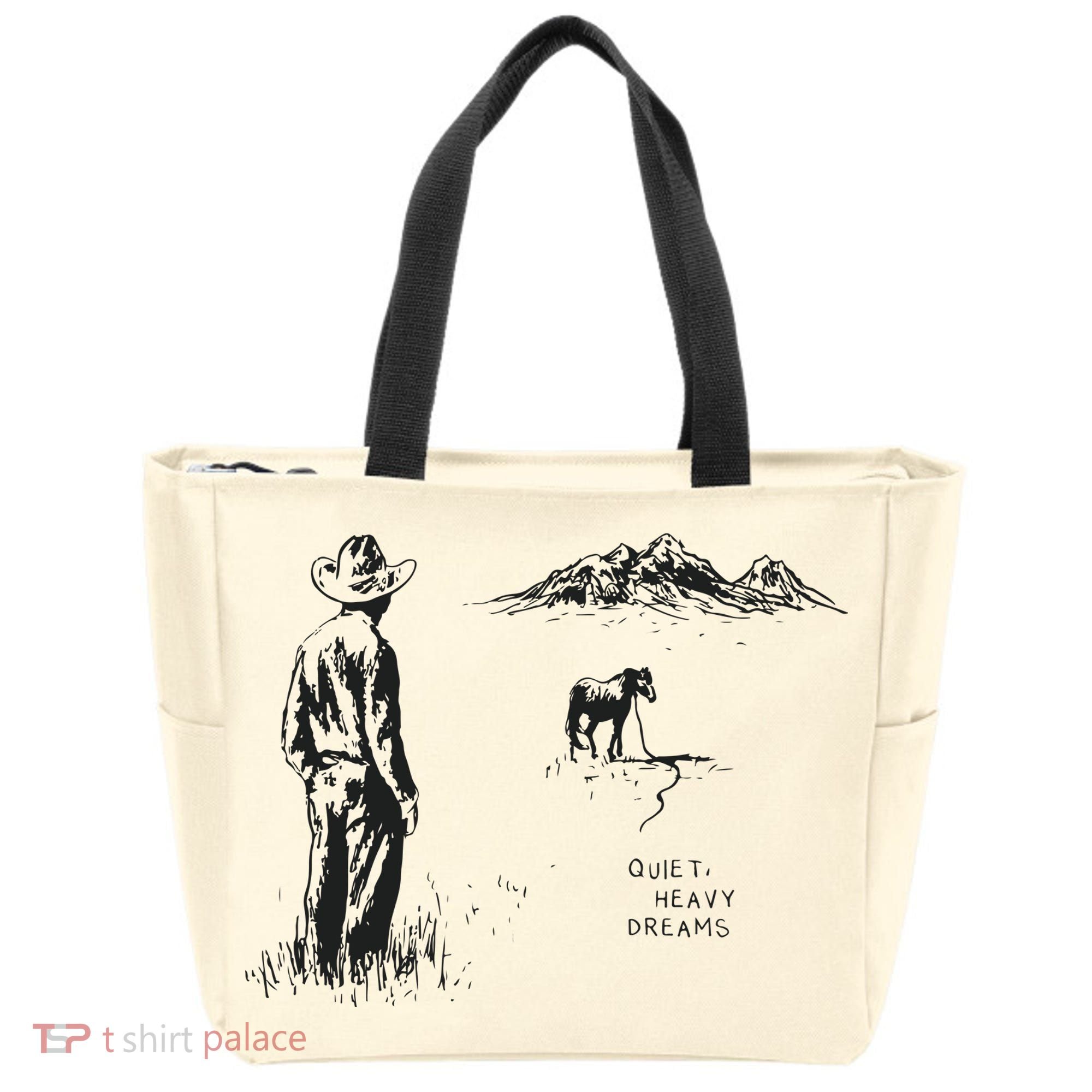 Quiet Heavy Dreams American Heartbreak Tote Bag