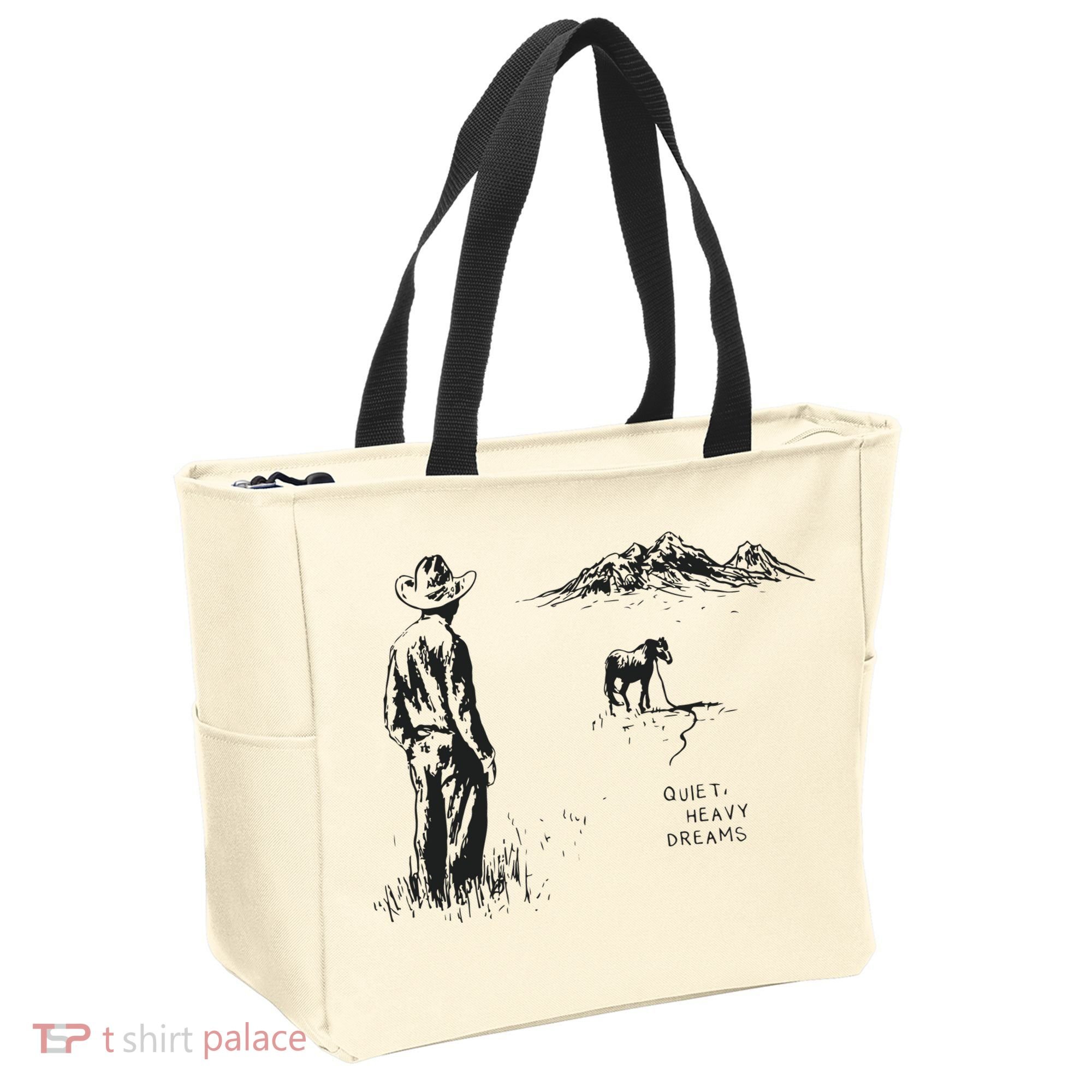 Quiet Heavy Dreams American Heartbreak Tote Bag