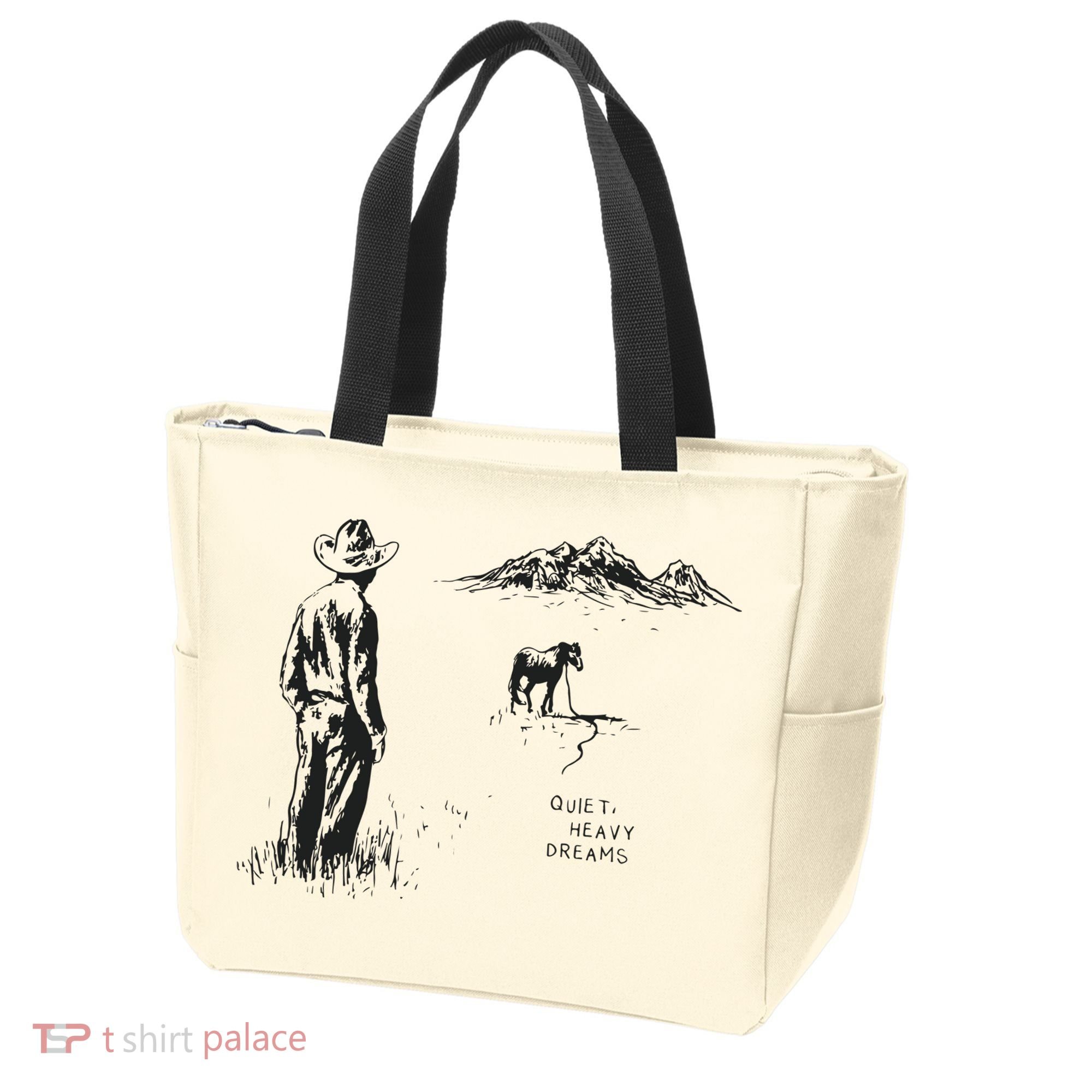 Quiet Heavy Dreams American Heartbreak Tote Bag