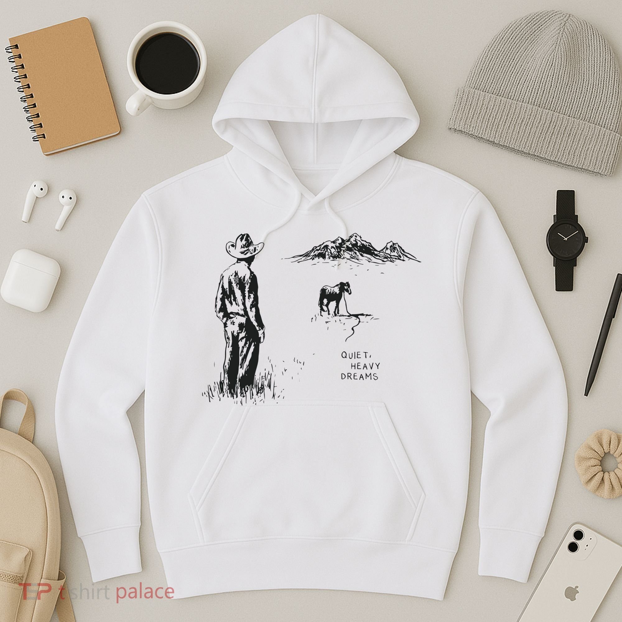 Quiet Heavy Dreams American Heartbreak Hoodie