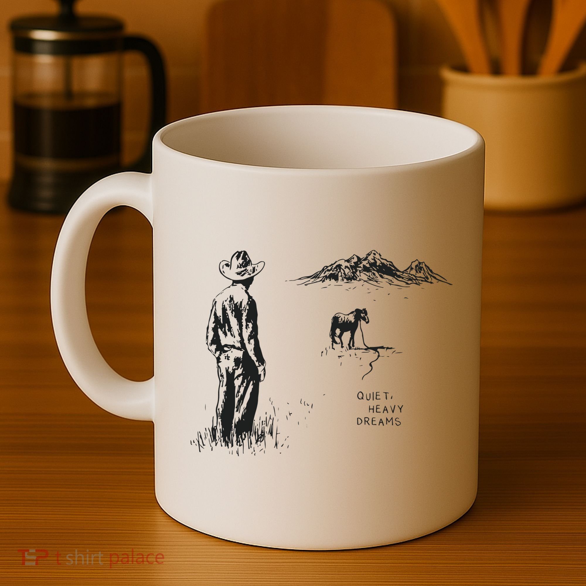 Quiet Heavy Dreams American Heartbreak Coffee Mug
