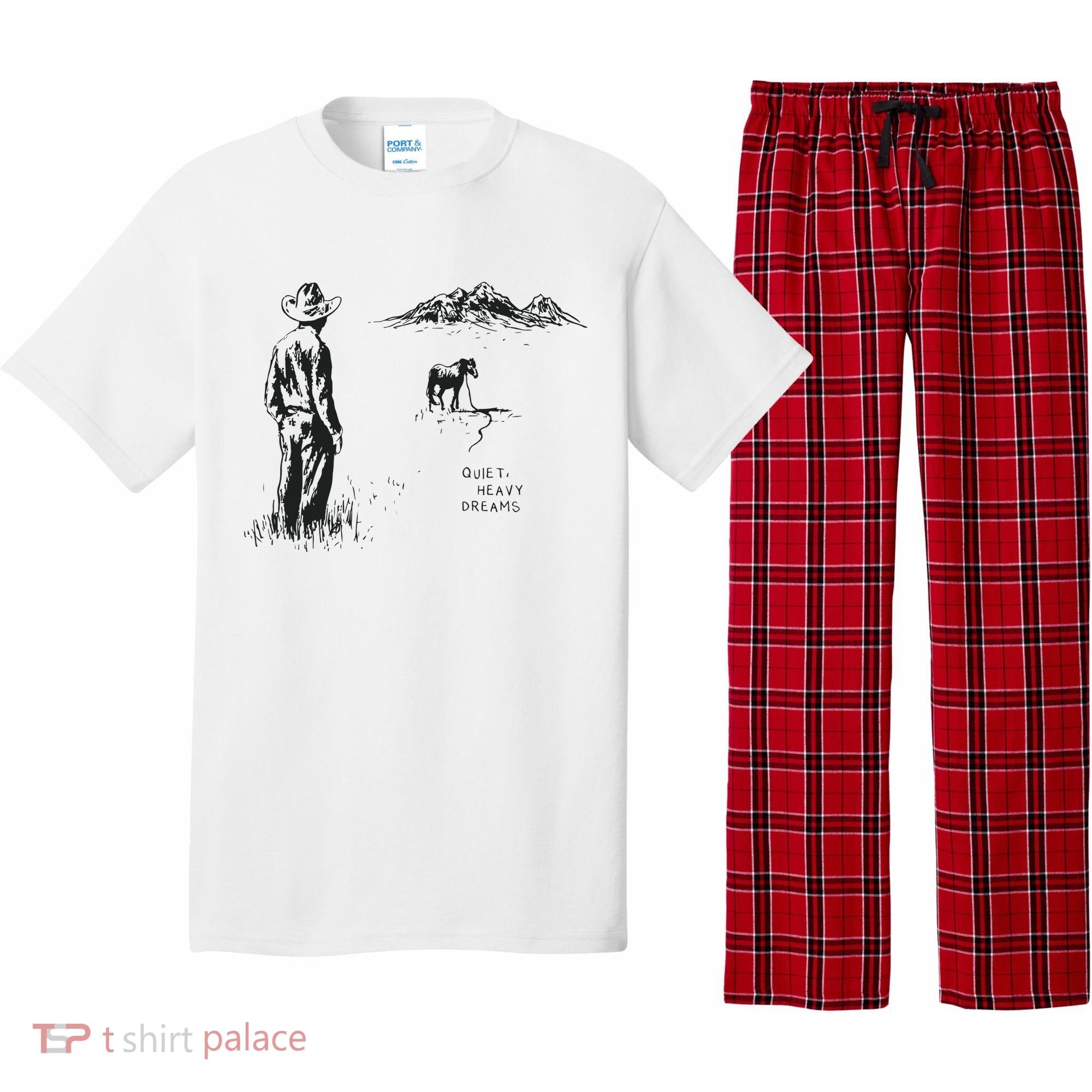 Quiet Heavy Dreams American Heartbreak Pajama Set