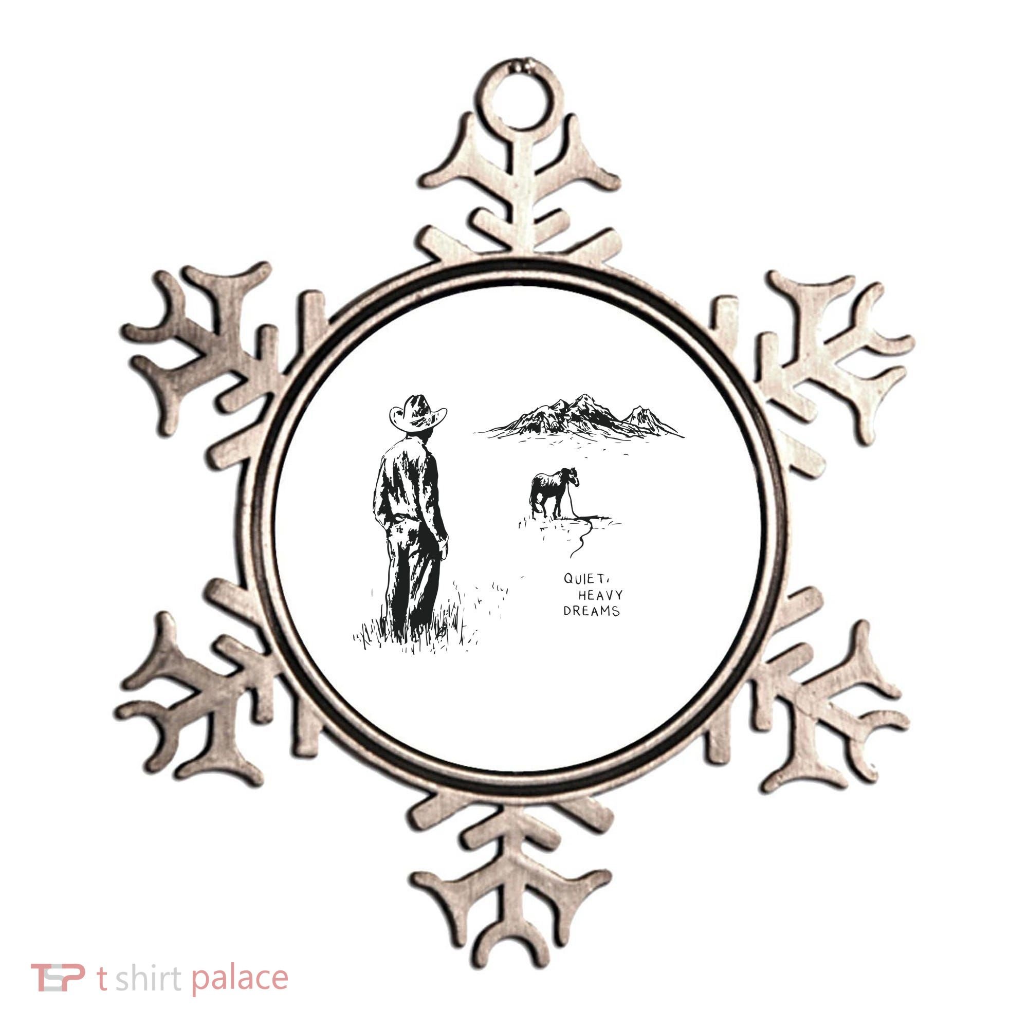 Quiet Heavy Dreams American Heartbreak Ornament