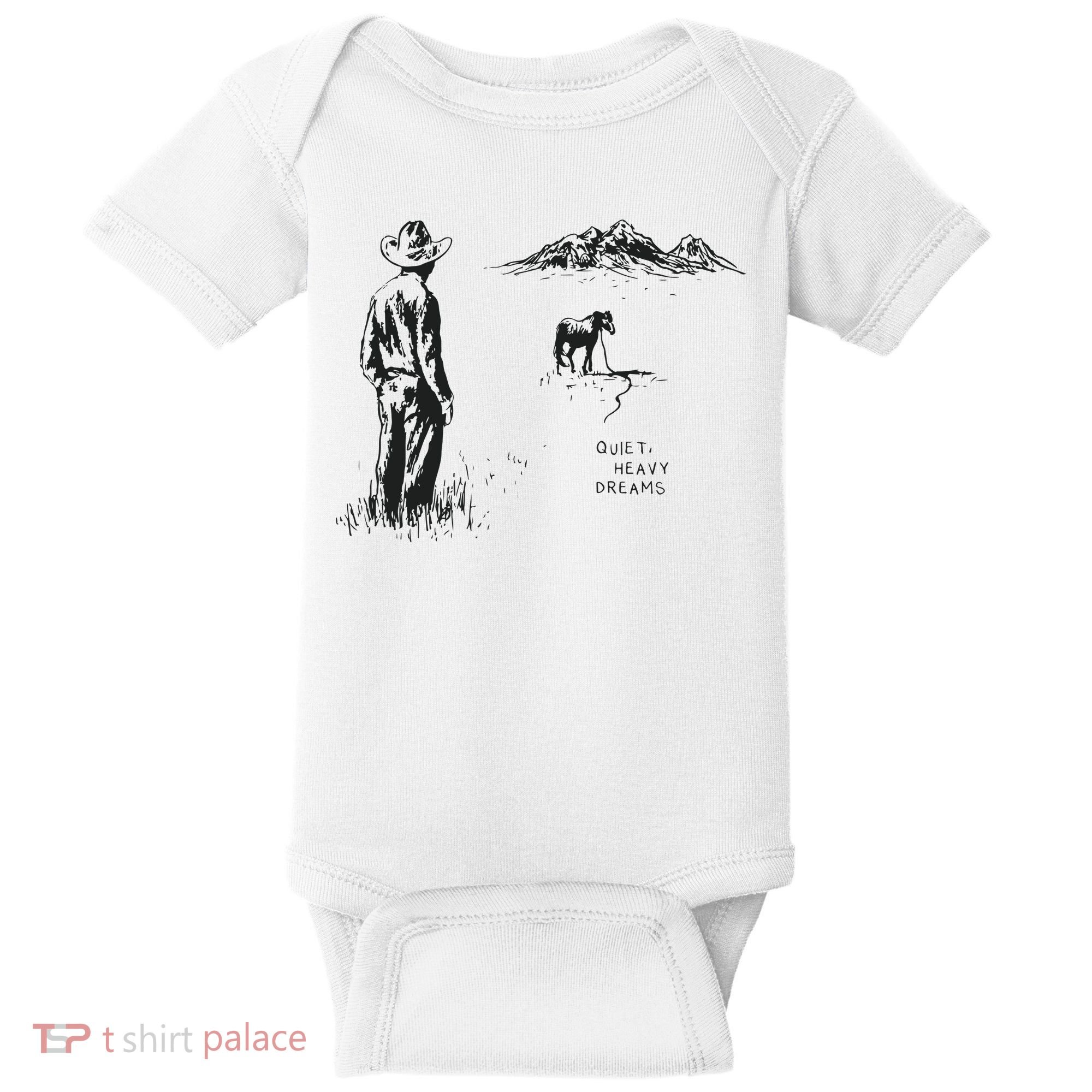 Quiet Heavy Dreams American Heartbreak Baby Bodysuit