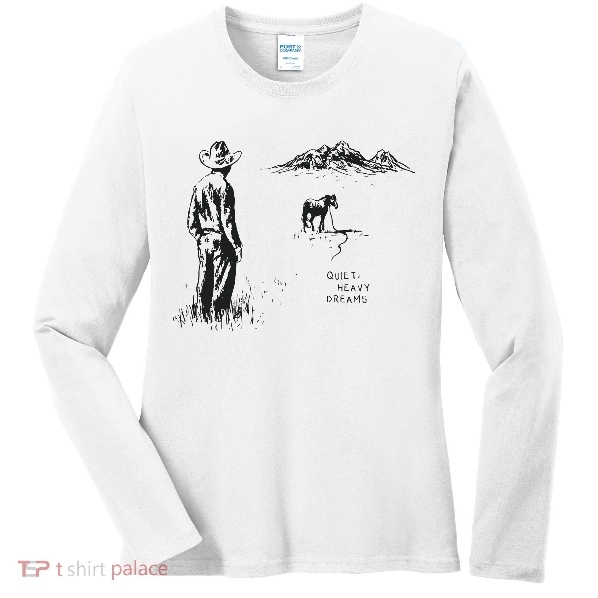 Quiet Heavy Dreams American Heartbreak Women's Long Sleeve Shirt