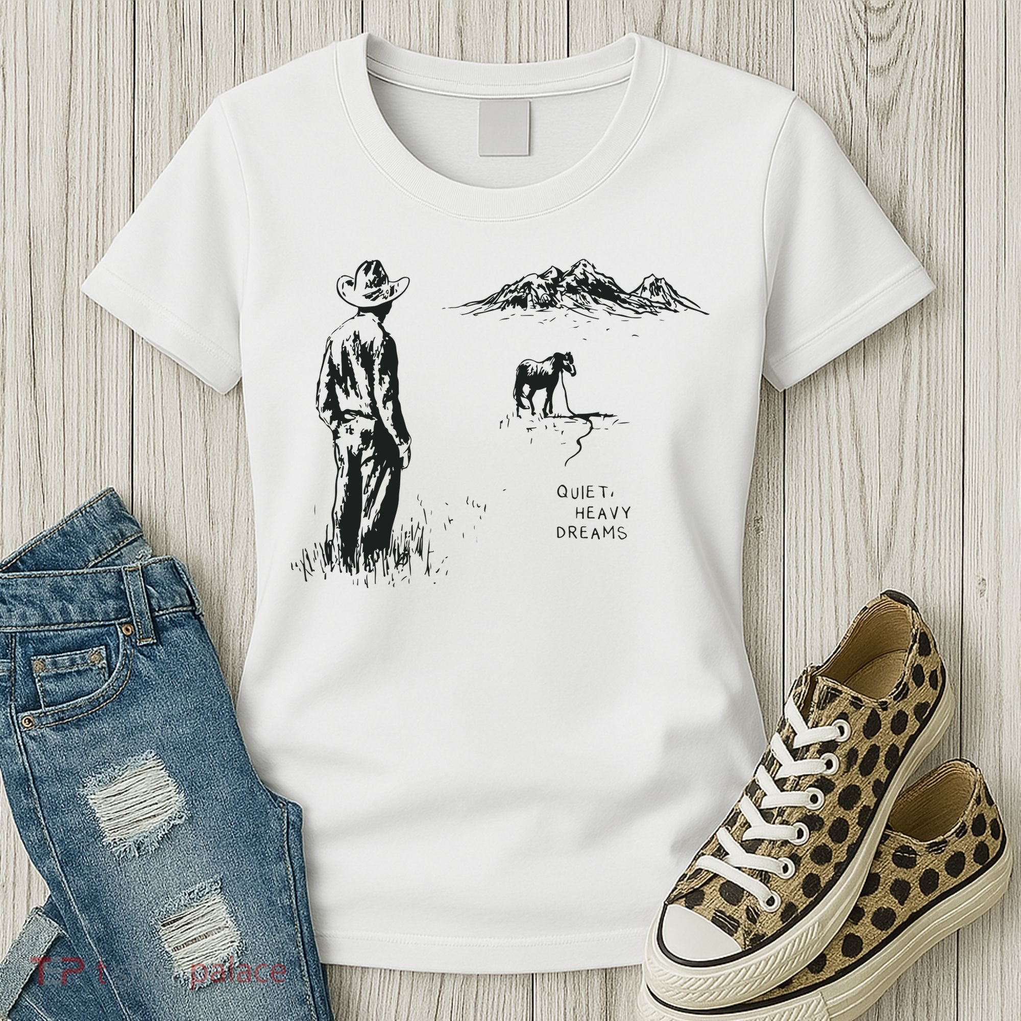 Quiet Heavy Dreams American Heartbreak Women's T-Shirt