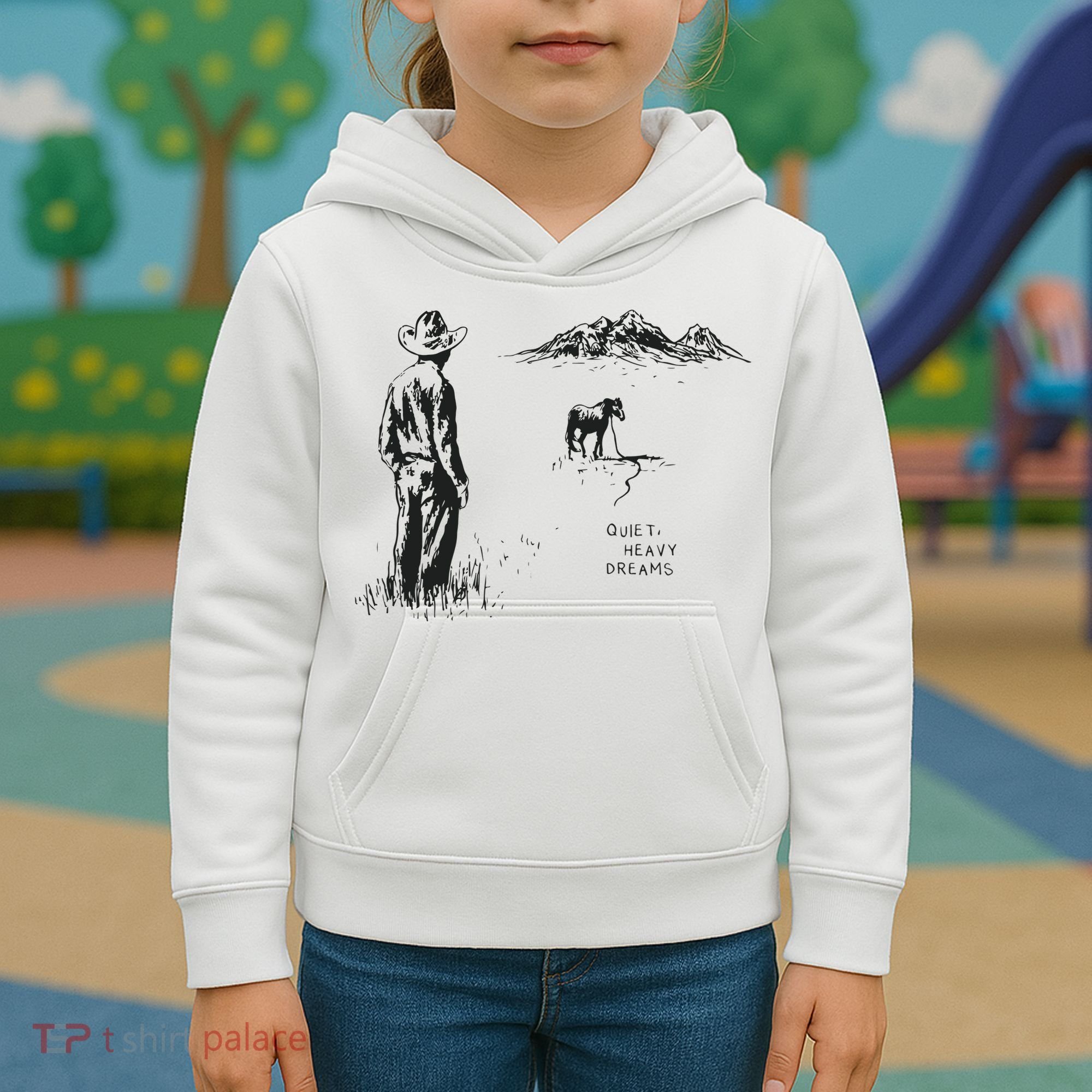 Quiet Heavy Dreams American Heartbreak Kids Hoodie