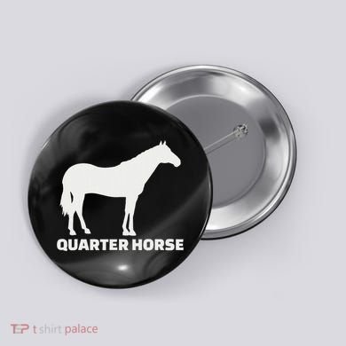 Quarter Horse Button