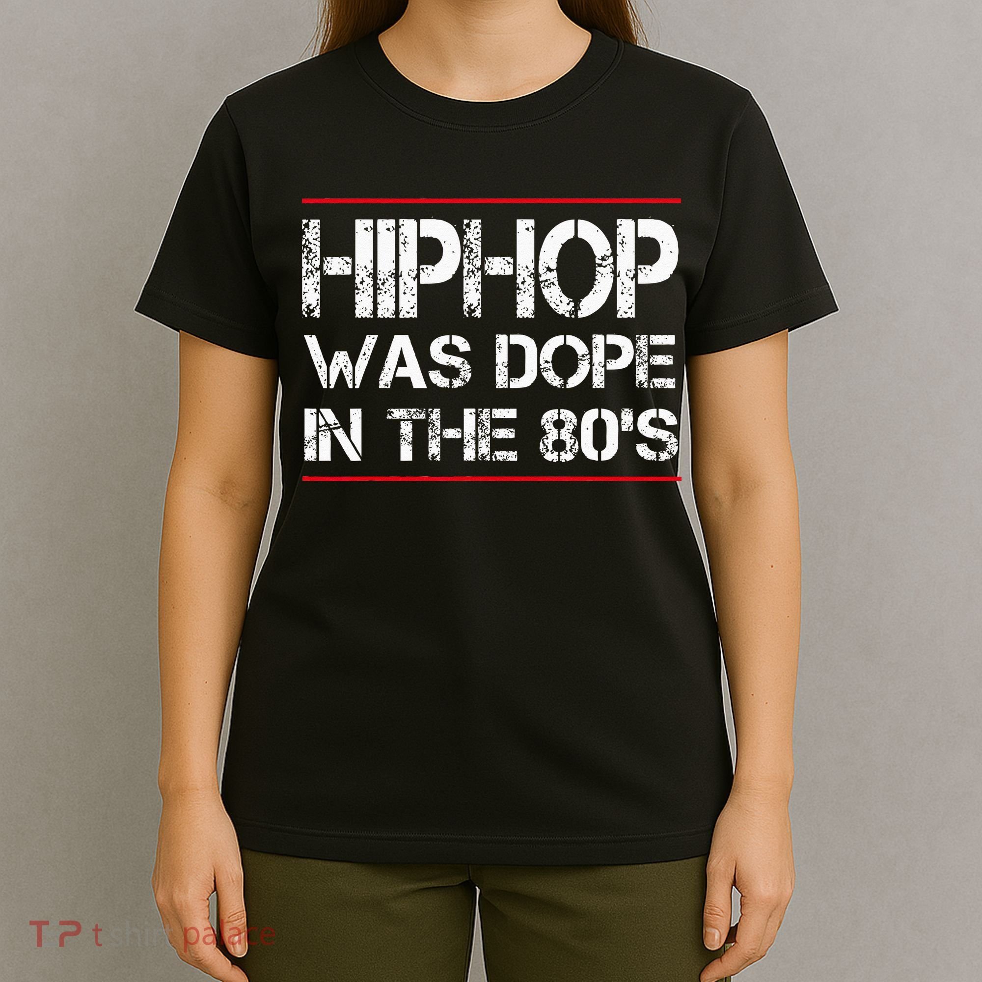 Quote Hiphop Was Dope In The 80s Gangster T-Shirt