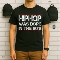 Quote Hiphop Was Dope In The 80s Gangster T-Shirt thumb 6