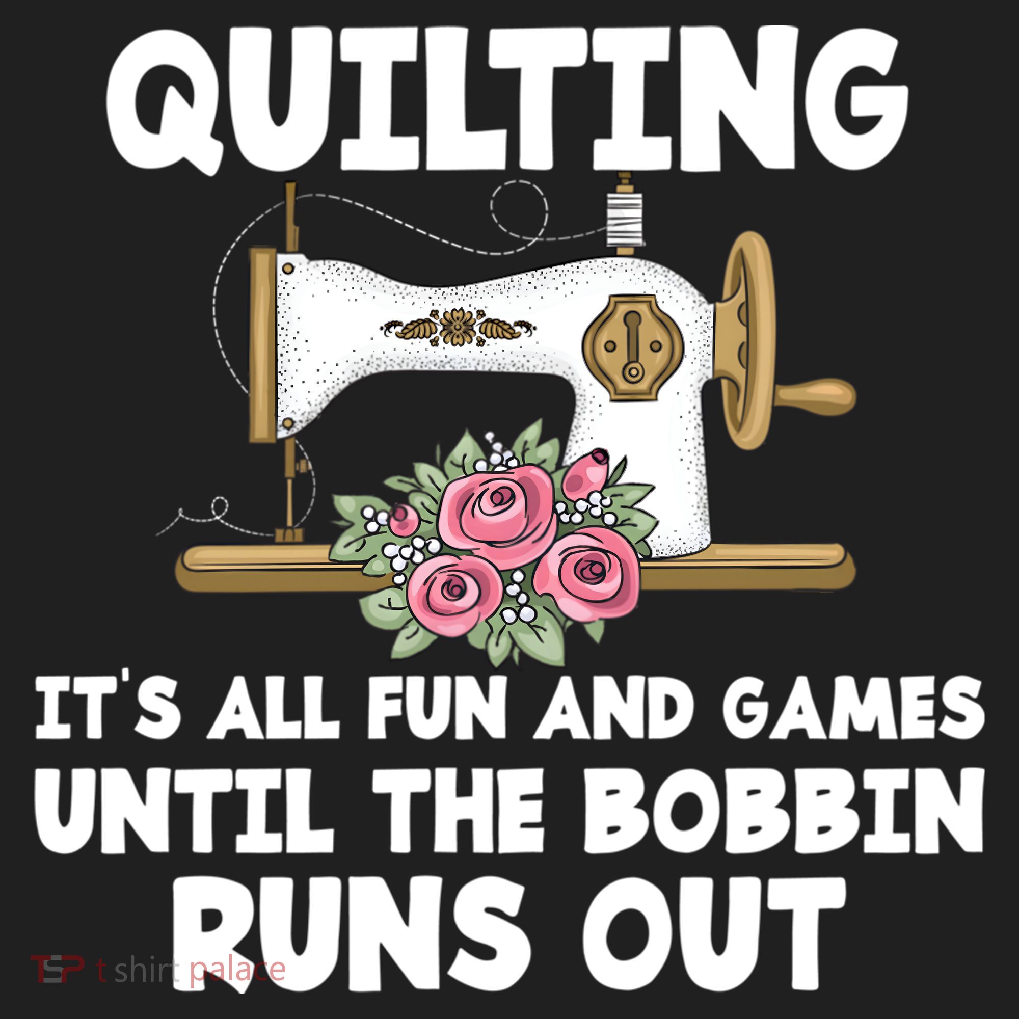 Quilting Its All Fun And Games Until The Bobbin Runs Out Gift Beanie